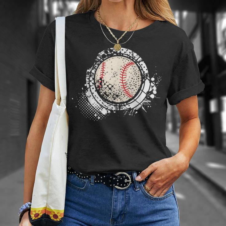Baseball Dad Mom Sports Lover Baseball Game Day Vibes Unisex T-Shirt Gifts for Her