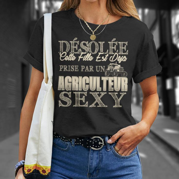 Bauerin Super Sexy Freundin T-Shirt, Lustiges Design für Männer Geschenke für Sie