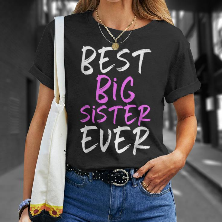 Best Big Sister Ever Cool Funny Unisex T-Shirt Gifts for Her