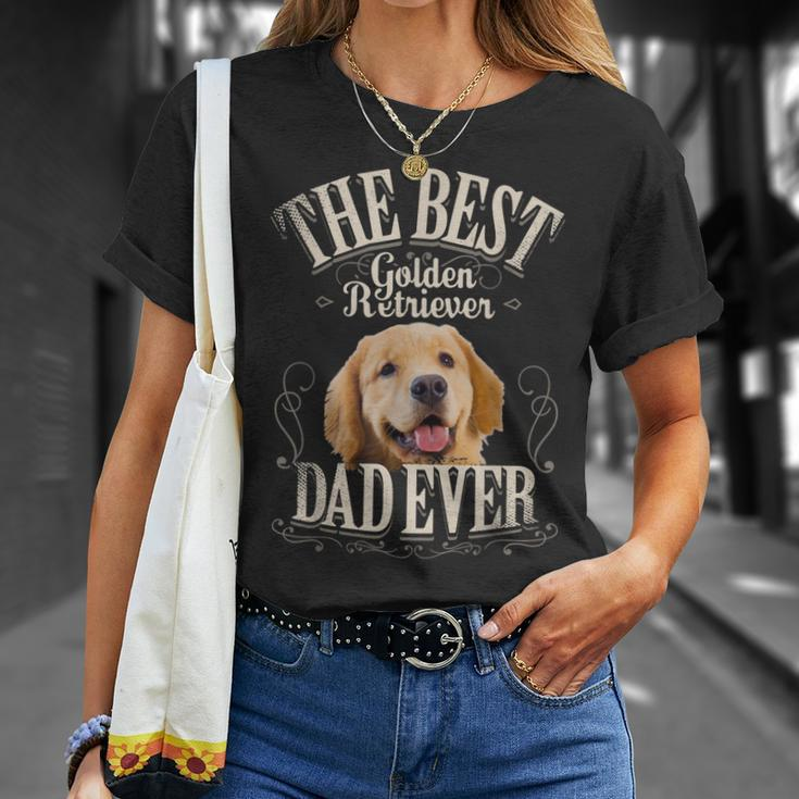 Mens Best Golden Retriever Dad Ever Dog Lover For Men T-Shirt Gifts for Her