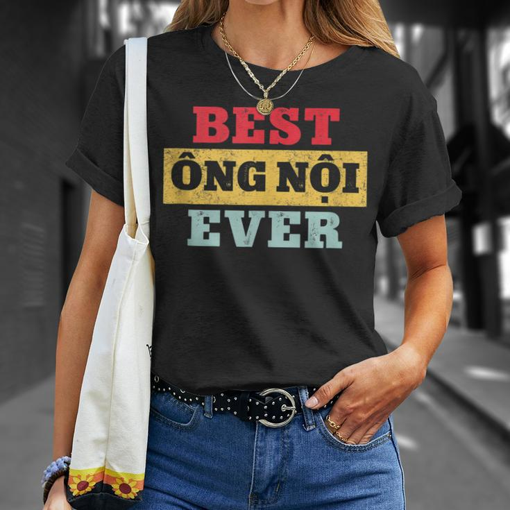 Best Ong Noi Ever Vietnamese Grandpa Fathers Day T-shirt Gifts for Her