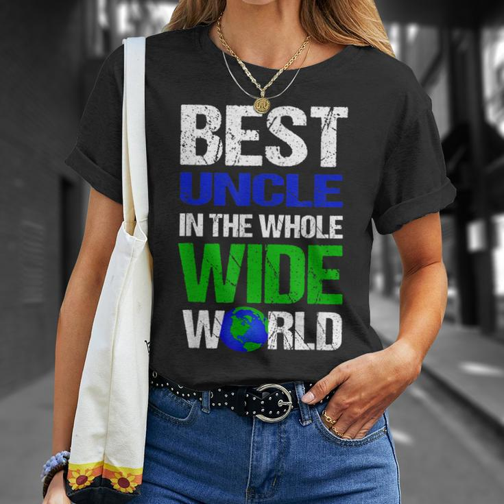 Best Uncle In The Whole Wide World Unisex T-Shirt Gifts for Her