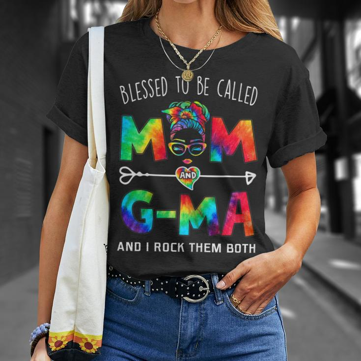 Blessed To Be Called Mom And Gma Mothers Day Gifts Gift For Womens Unisex T-Shirt Gifts for Her
