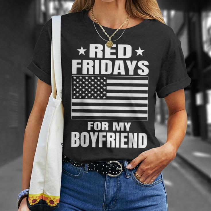 Boyfriend Deployment Unisex T-Shirt Gifts for Her