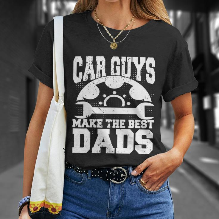Car Guys Make The Best Dads V2 Unisex T-Shirt Gifts for Her