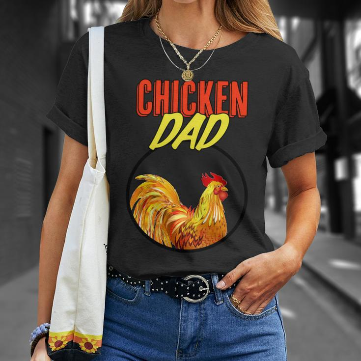 Chicken Dad V2 Unisex T-Shirt Gifts for Her