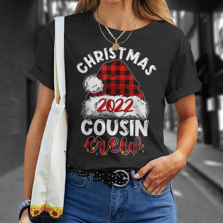 Christmas Cousin Crew 2022 Red Plaid Matching Pajamas Sets T-shirt ...