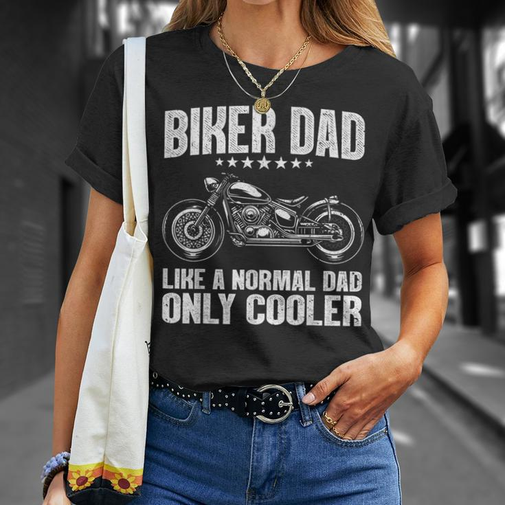 Cool Biker For Dad Men Motorcycling Motorcycle Biker T-Shirt Gifts for Her