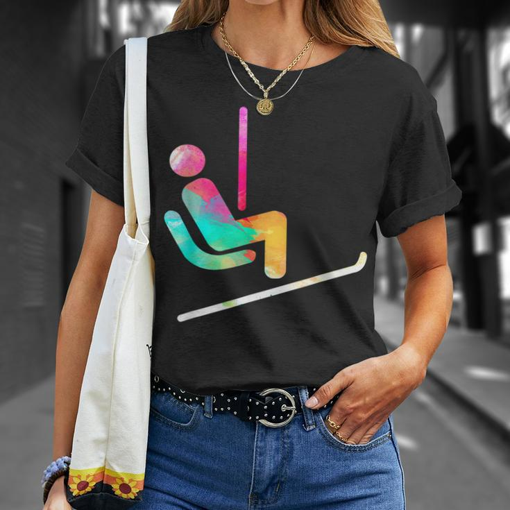 Cool Ski Skier Art Winter Sports Skiing Athlete Holiday T-shirt Gifts for Her