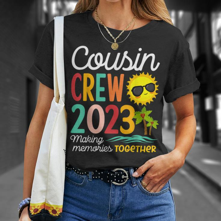 Cousin Crew 2023 Summer Vacation Beach Family Trip Matching Unisex T-Shirt Gifts for Her
