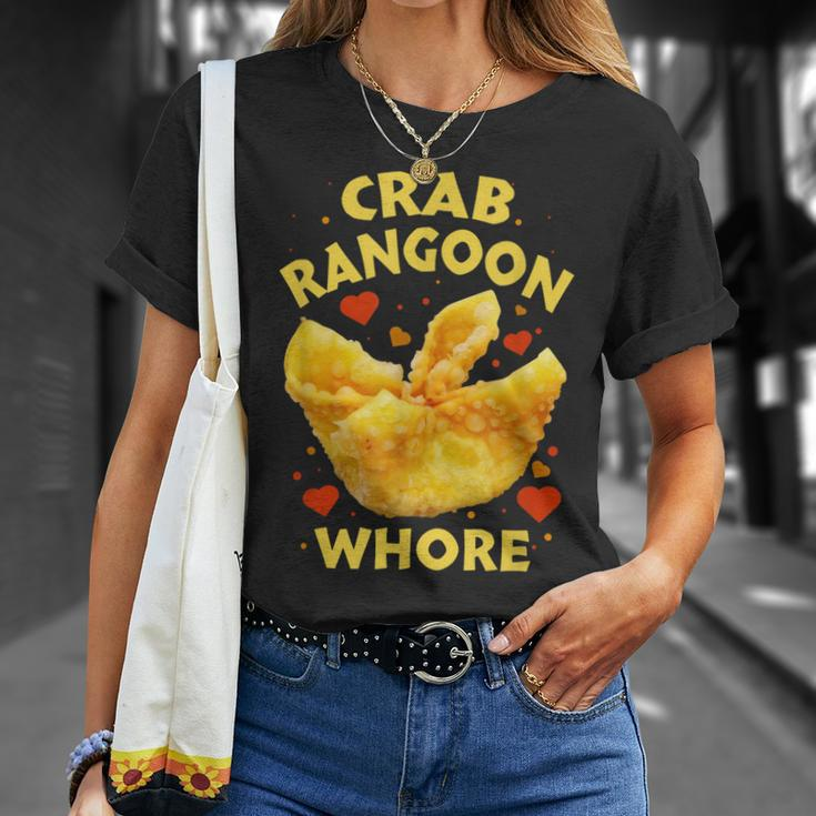 Crab Rangoon WHORE Crab Rangoon Lovers Unisex T-Shirt Gifts for Her