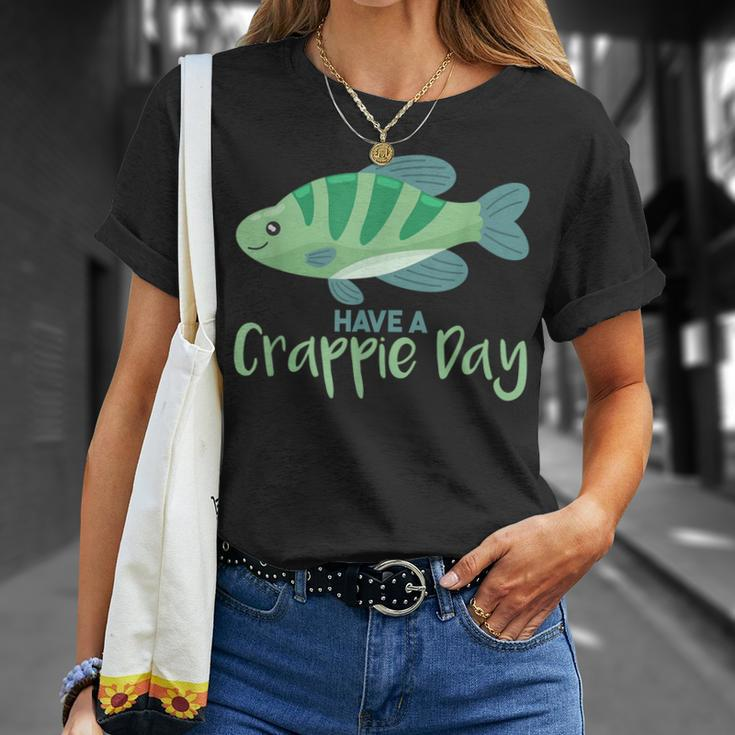 Crappie Day Funny FishingFor Anglers Gift Unisex T-Shirt Gifts for Her