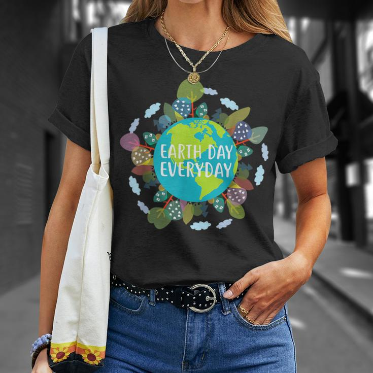 Cute Earth Day Everyday Environmental Protection Gift Unisex T-Shirt Gifts for Her