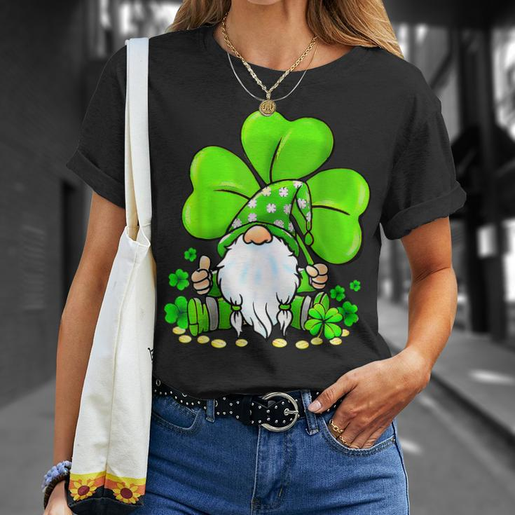 Cute Gnome Lucky Shamrock Clover St Patricks Day Boys Girls T-Shirt Gifts for Her