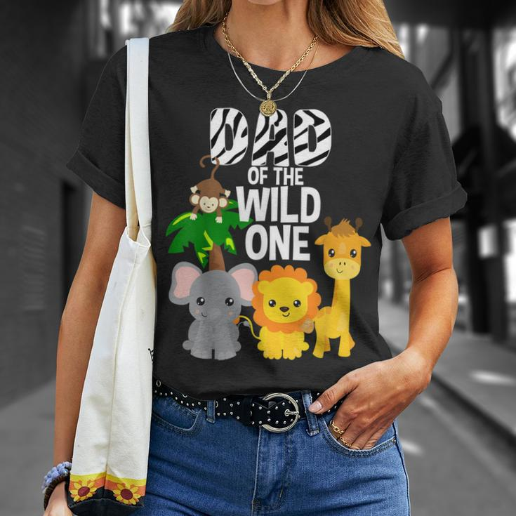 Dad des Wilden Einzigen Zoo-Thema Geburtstag Safari Dschungel Tier T-Shirt Geschenke für Sie