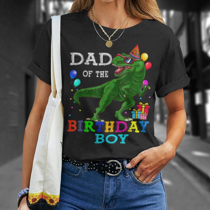 Dad Of The Birthday BoyRex Rawr Dinosaur Birthday Bbjsvcd Unisex T-Shirt Gifts for Her