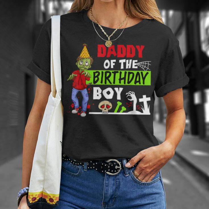 Daddy Of The Birthday Boy Funny Cute Zombie Kids &Amp Boys Unisex T-Shirt Gifts for Her