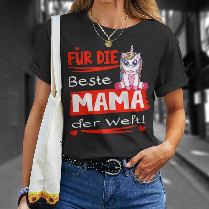 Damen Für Die Beste Mama Der Welt T-Shirt Geschenke für Sie