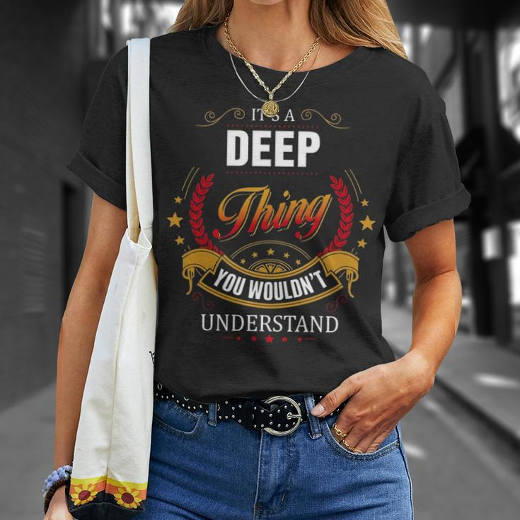 Deep Family Crest Deep Deep Clothing DeepDeep T Gifts For The Deep Unisex T-Shirt Gifts for Her
