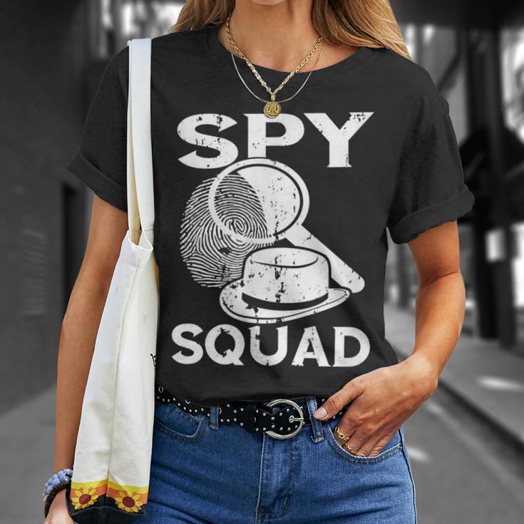 Detektiv Spy Squad Spy Kostüm Investigate Espionage Agent T-Shirt Geschenke für Sie