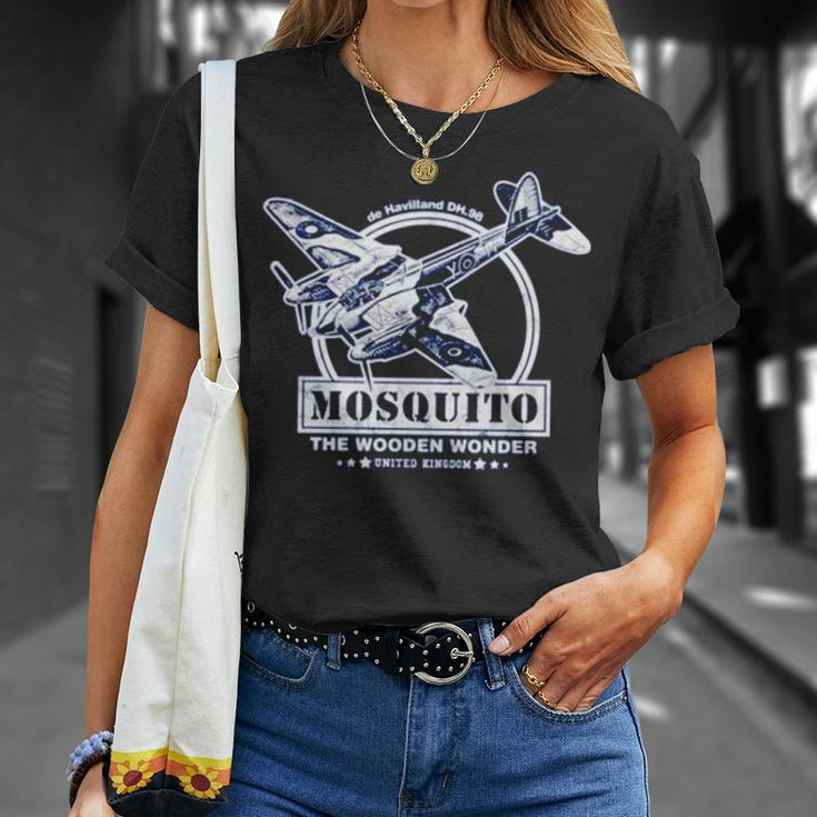 Dh98 Mosquito British Ww2 Aircraft Military Army Unisex T-Shirt Gifts for Her