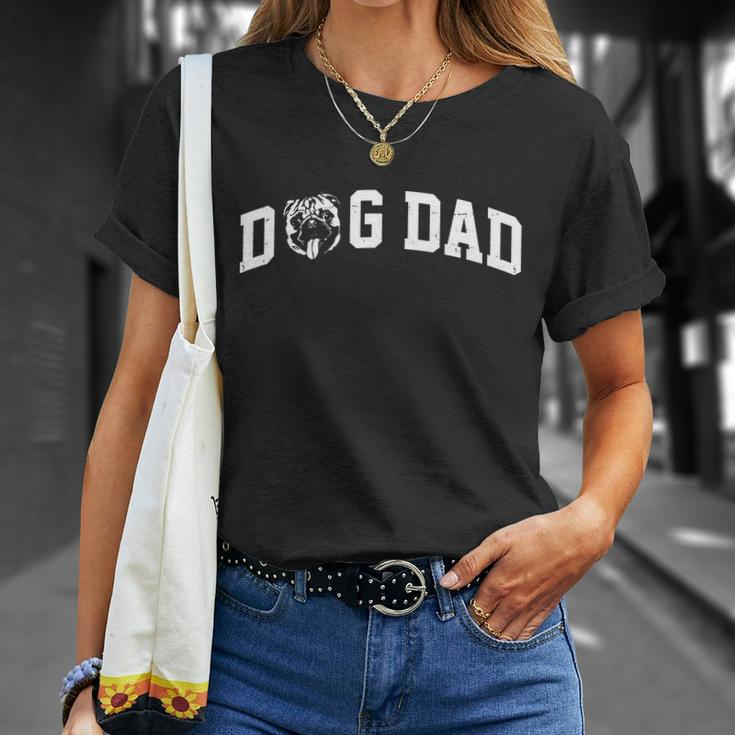 Dog Dad Pug Lover Unisex T-Shirt Gifts for Her