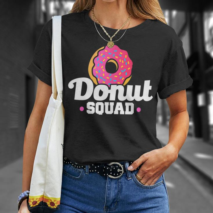Donut Squad Funny Donut Saying Donut Lovers Gift Unisex T-Shirt Gifts for Her