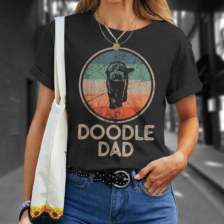 Doodle Dog Vintage Doodle Dad T-Shirt Gifts for Her
