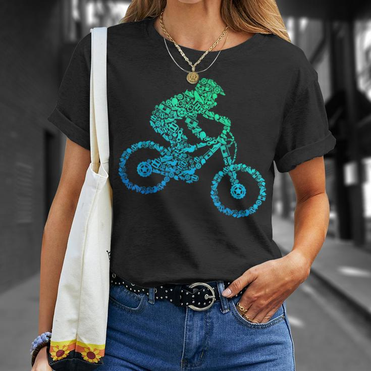 Downhill Mountainbike Biker Mtb Jungen Kinder T-Shirt Geschenke für Sie