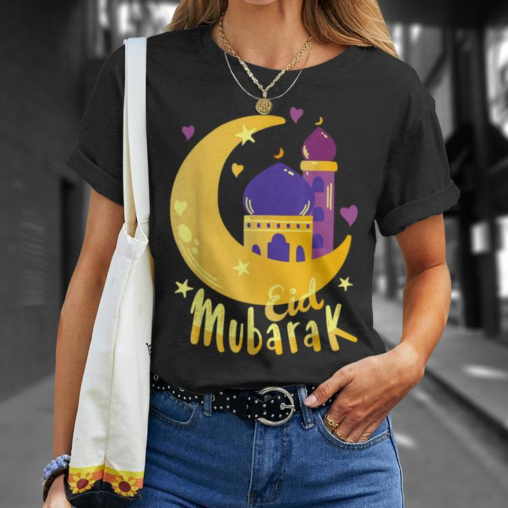 Eid Mubarak - Eid Al Fitr Islamic Holidays Celebration Unisex T-Shirt Gifts for Her