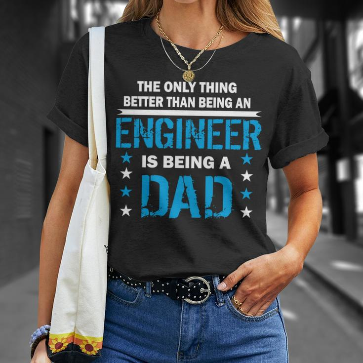 Engineer Dad V3 Unisex T-Shirt Gifts for Her