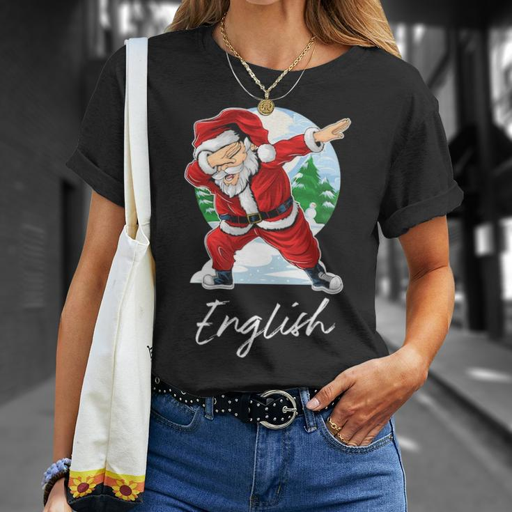 English Name Gift Santa English Unisex T-Shirt Gifts for Her