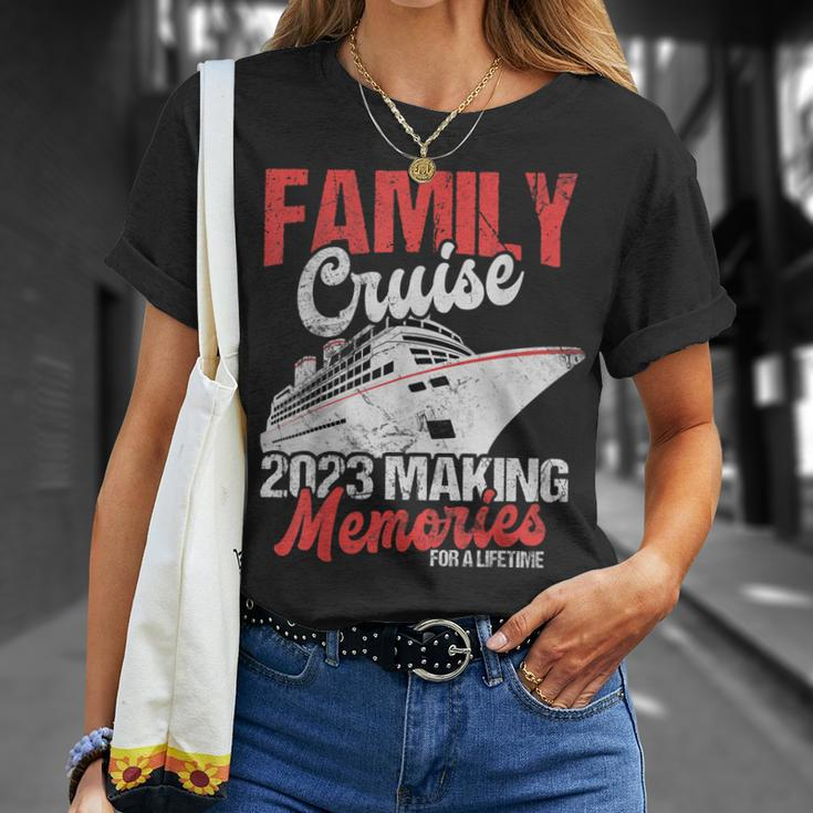 Family Cruise 2023 Vacation Party Trip Ship T-shirt Gifts for Her