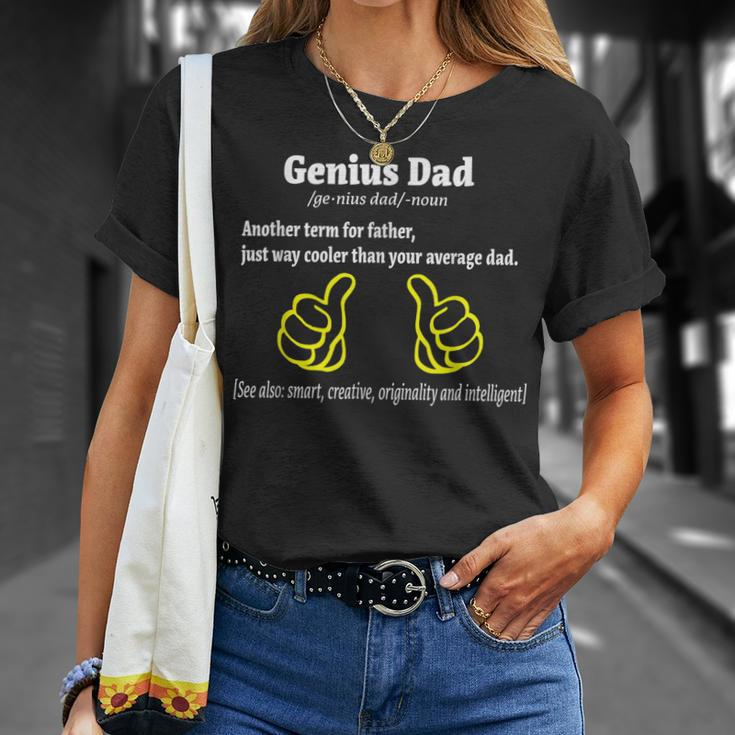 Fathers Day Humor Grandpa Daddy Geeky Dad Unisex T-Shirt Gifts for Her