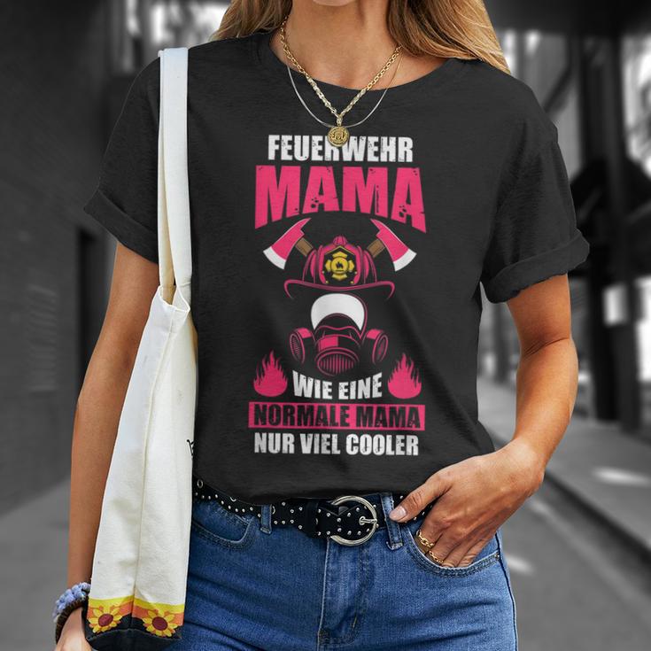 Feuerwehrfrau Mama Feuerwehr Mutter Muttertag T-Shirt Geschenke für Sie