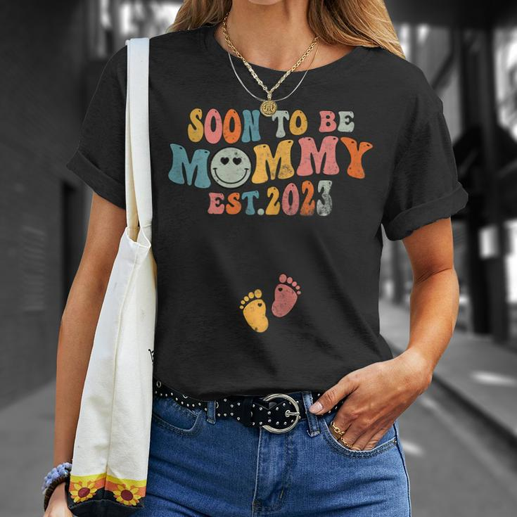 First Time Mommy 2023 Mothers Day Soon To Be Mom Pregnancy Gift For Womens Unisex T-Shirt Gifts for Her