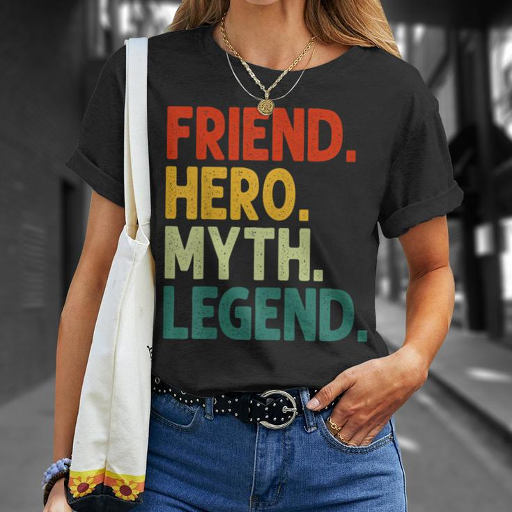 Freund Held Myth Legend Retro Vintage-Freund T-Shirt Geschenke für Sie