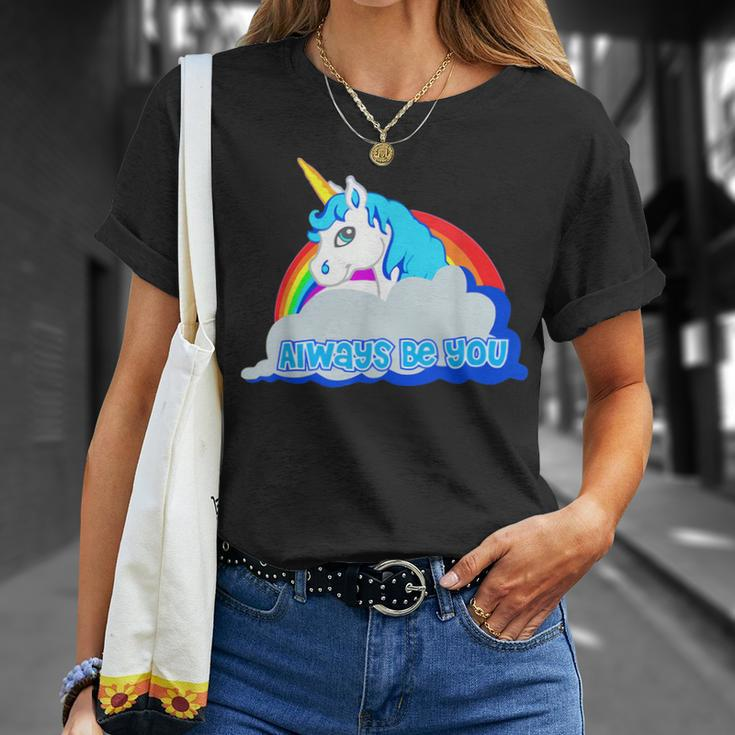 Funny Central Intelligence Unicorn Geek Graphic Unisex T-Shirt Gifts for Her
