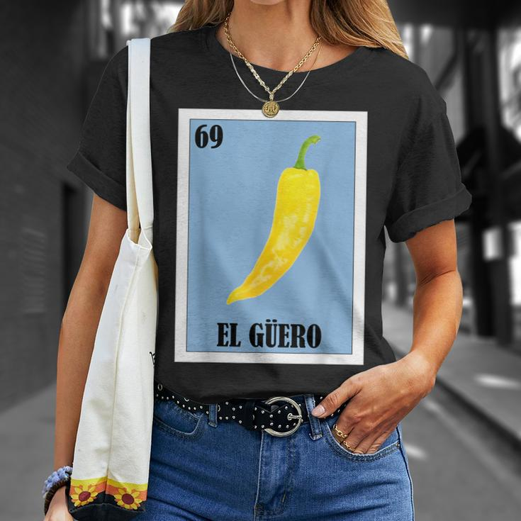 Funny Mexican Food Design - El Guero Unisex T-Shirt