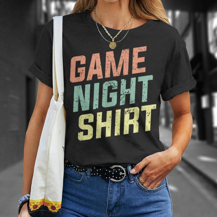 Game Night Boardgaming | For Boardgamers Unisex T-Shirt Gifts for Her