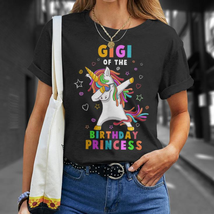 Gigi Of The Birthday Princess Lustiges Einhorn Dab-Geschenk T-Shirt Geschenke für Sie