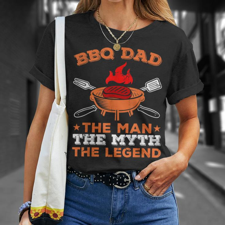 Grill Bbq Dad The Man The Myth The Legend Gift For Mens Unisex T-Shirt Gifts for Her