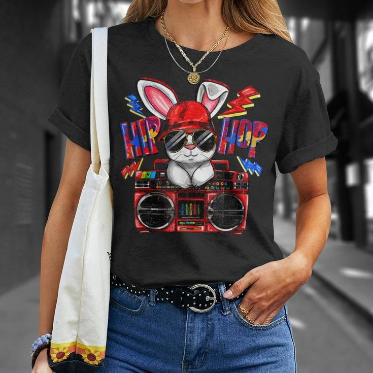 Happy Easter Cool Bunny Hip Hop Gift Baby Boy Kids Toddler Unisex T-Shirt Gifts for Her