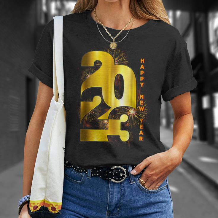 Happy New Year 2023 New Years Eve Party Supplies 2023 T-shirt Gifts for Her