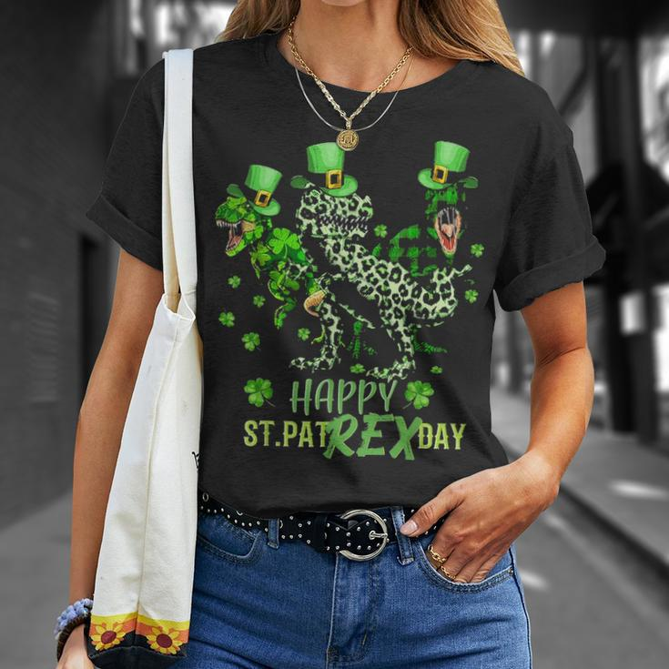 Happy St Patrex DayRex Lover Funny St Patricks Day Unisex T-Shirt Gifts for Her