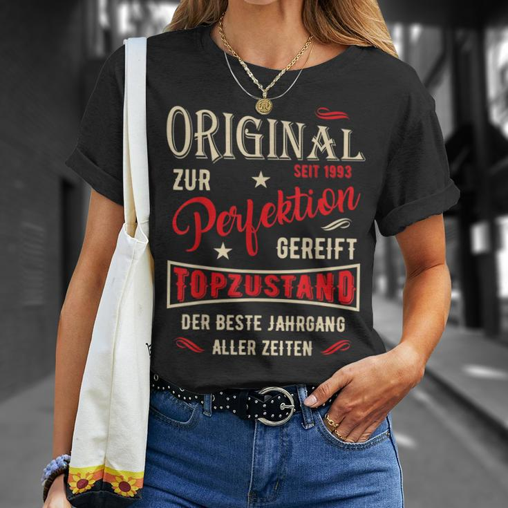 Herren 30 Jahre Alles Noch Original Seit 1993 Lustige Sprüche T-Shirt Geschenke für Sie