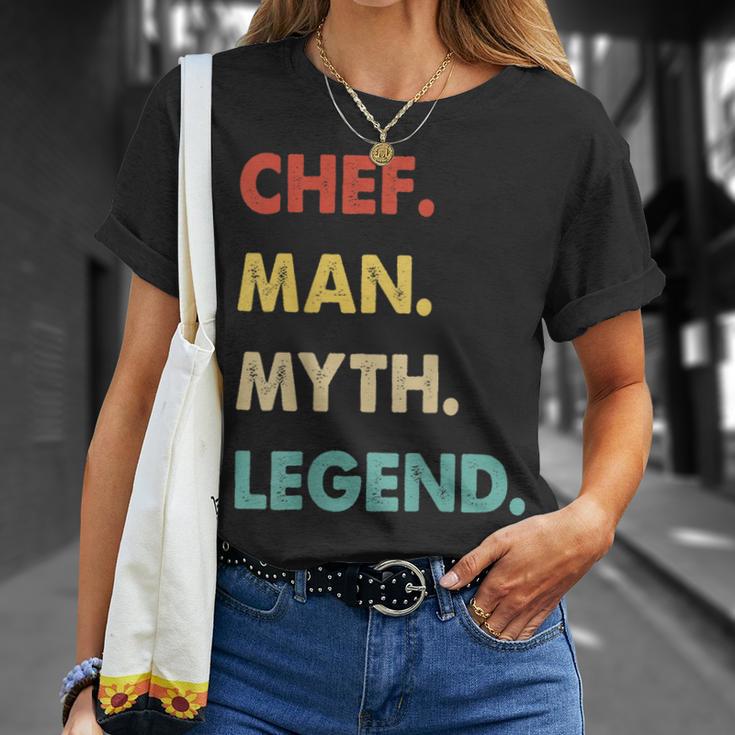 Herren Chef Mann Mythos Legende T-Shirt Geschenke für Sie