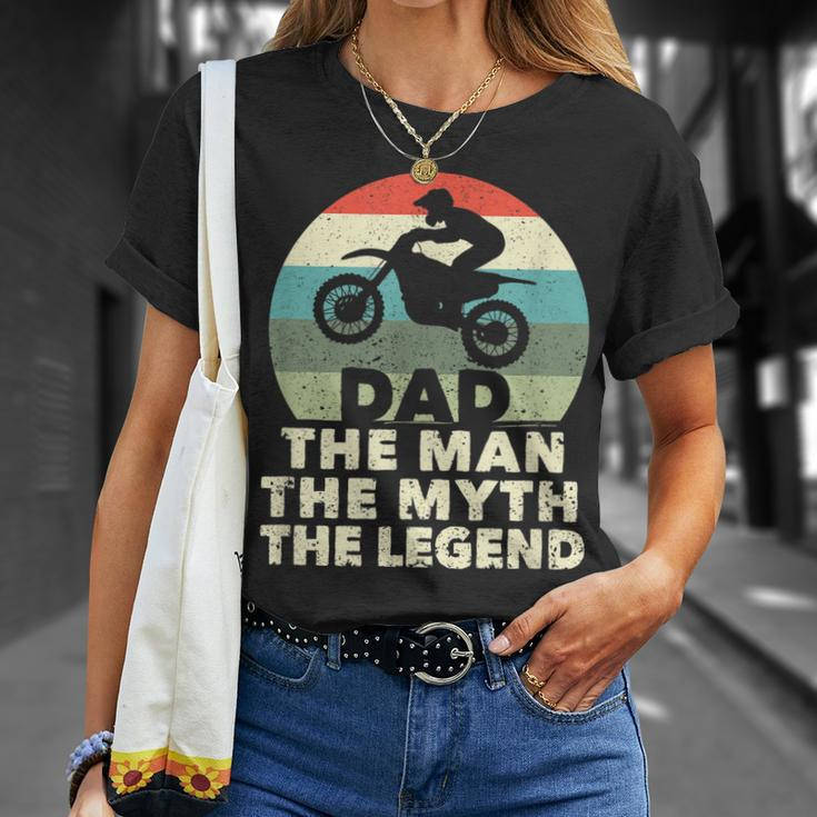 Herren Motocross MX Rider Dad T-Shirt - Mann, Mythos, Legende Geschenke für Sie