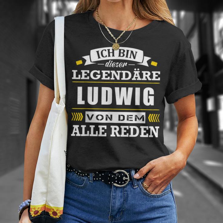 Herren Name Ludwig Vorname Namensgeschenke Namenstag T-Shirt Geschenke für Sie