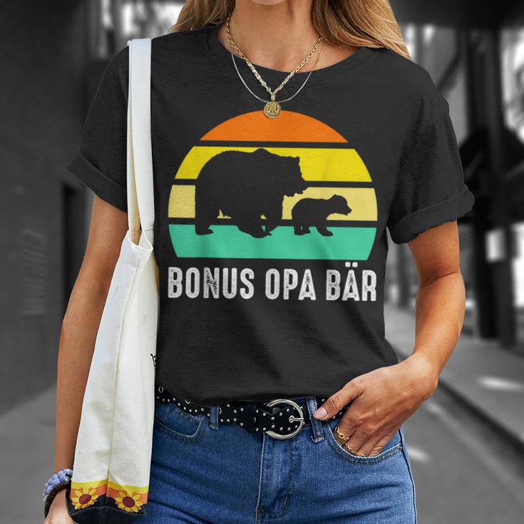 Herren Opa Bär Bonus Opa Bär T-Shirt Geschenke für Sie